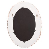 ΚΑΘΡΕΠΤΗΣ ΤΟΙΧΟΥ ΣΕΙΡΑ SANTORINI HM4528 MDF ΥΠΟΛΕΥΚΟ-ΔΙΑΚΟΣΜΗΣΗ ΣΕ ΜΠΕΖ 60x2x80Υεκ.