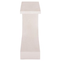 ΚΟΝΣΟΛΑ ΣΕΙΡΑ SANTORINI HM18049 MDF ΣΕ ΥΠΟΛΕΥΚΟ ΧΡΩΜΑ 110x30x70Υεκ.