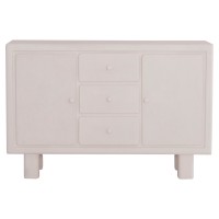 ΜΠΟΥΦΕΣ ΣΕΙΡΑ SANTORINI HM18048 MDF ΣΕ ΥΠΟΛΕΥΚΟ ΧΡΩΜΑ-3 ΣΥΡΤΑΡΙΑ & 2 ΠΟΡΤΕΣ 120x38x80Υεκ.