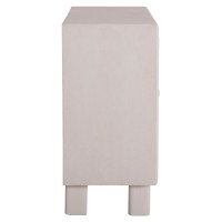 ΜΠΟΥΦΕΣ ΣΕΙΡΑ SANTORINI HM18048 MDF ΣΕ ΥΠΟΛΕΥΚΟ ΧΡΩΜΑ-3 ΣΥΡΤΑΡΙΑ & 2 ΠΟΡΤΕΣ 120x38x80Υεκ.