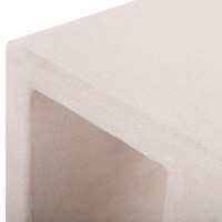 ΤΡΑΠΕΖΙ ΣΑΛΟΝΙΟΥ ΣΕΙΡΑ SANTORINI HM18070 MDF ΣΕ ΥΠΟΛΕΥΚΟ ΧΡΩΜΑ 48x38x48,5Υεκ.