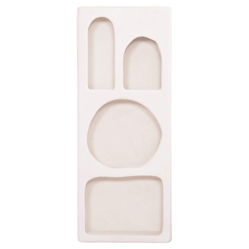 ΡΑΦΙΕΡΑ ΤΟΙΧΟΥ ΣΕΙΡΑ SANTORINI HM18069 MDF ΣΕ ΥΠΟΛΕΥΚΟ ΧΡΩΜΑ 47,5x18x120Υεκ.