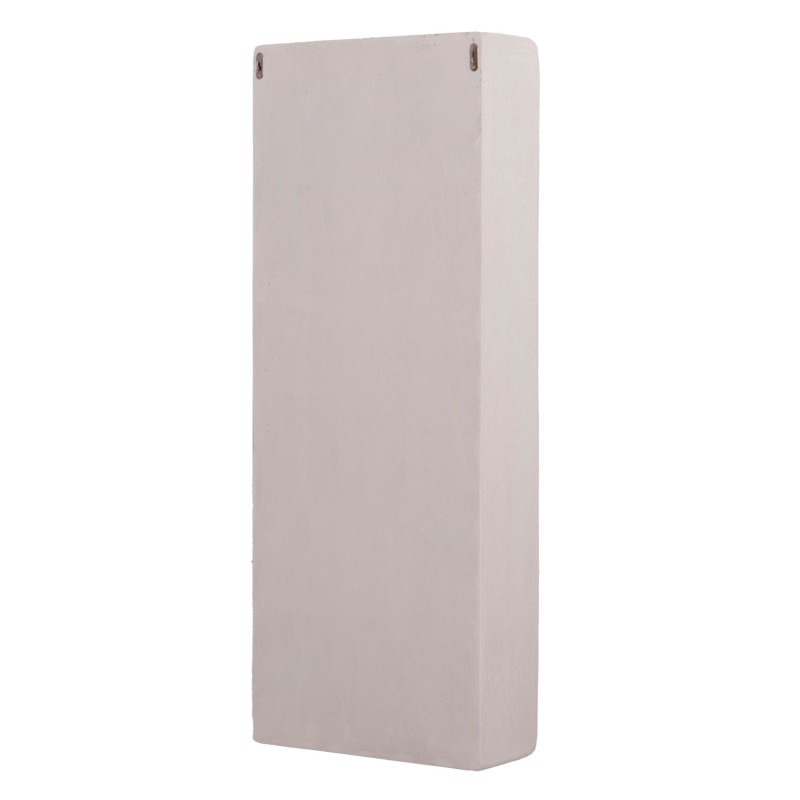 ΡΑΦΙΕΡΑ ΤΟΙΧΟΥ ΣΕΙΡΑ SANTORINI HM18069 MDF ΣΕ ΥΠΟΛΕΥΚΟ ΧΡΩΜΑ 47,5x18x120Υεκ.
