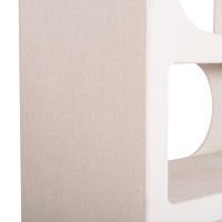 ΒΙΒΛΙΟΘΗΚΗ ΣΕΙΡΑ SANTORINI HM18062 MDF ΣΕ ΥΠΟΛΕΥΚΟ ΧΡΩΜΑ 80x38x180Yεκ.