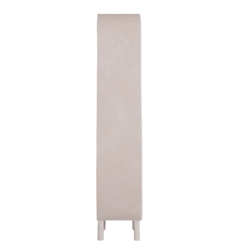 ΡΑΦΙΕΡΑ ΣΕΙΡΑ SANTORINI HM18067 MDF ΣΕ ΥΠΟΛΕΥΚΟ ΧΡΩΜΑ 80x38x196Υεκ.