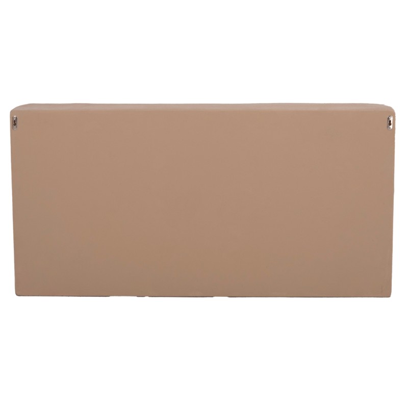 ΡΑΦΙ ΤΟΙΧΟΥ ΣΕΙΡΑ SANTORINI HM18063.02 MDF ΣΕ ΚΑΦΕ 120x18x60Υεκ.