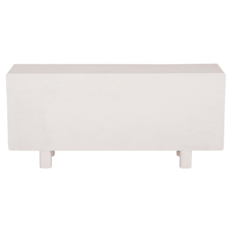 ΜΠΟΥΦΕΣ ΣΕΙΡΑ SANTORINI HM18068 MDF ΣΕ ΥΠΟΛΕΥΚΟ ΧΡΩΜΑ-3 ΠΟΡΤΕΣ 140x38x64Υεκ.