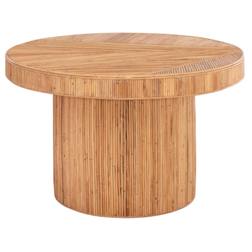 ΤΡΑΠΕΖΙ ΤΡΑΠΕΖΑΡΙΑΣ GATSBY HM9884 ΦΥΣΙΚΟ RATTAN ΣΕ ΦΥΣΙΚΟ ΧΡΩΜΑ Φ120x76Υεκ.