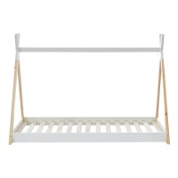ΚΡΕΒΑΤΙ ΠΑΙΔΙΚΟ MUNK HM699.03 τ.MONTESSORI ΞΥΛΟ ΠΕΥΚΟΥ ΦΥΣΙΚΟ-ΛΕΥΚΟ- 190x90εκ