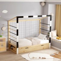 ΚΡΕΒΑΤΙ ΠΑΙΔΙΚΟ τ.MONTESSORI ΜΕ ΣΥΡΤΑΡΙ GOALIE HM700 ΞΥΛΟ ΠΕΥΚΟΥ ΦΥΣΙΚΟ-ΛΕΥΚΟ-ΜΑΥΡΟ- 190x90εκ