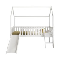 ΠΑΙΔΙΚΟ ΚΡΕΒΑΤΙ τ.MONTESSORI ΜΕ ΤΣΟΥΛΗΘΡΑ PHYLLIS HM701.03 ΞΥΛΟ ΠΕΥΚΟΥ ΛΕΥΚΟ ΓΙΑ 90x190εκ