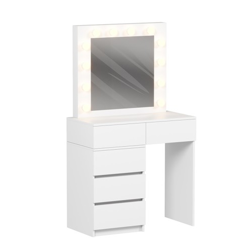 ΤΟΥΑΛΕΤΑ ΜΕ ΦΩΤΙΣΜΟ LED & ΣΥΡΤΑΡΙΑ BEYON HM2500.03 ΜΕΛΑΜΙΝΗ ΣΕ ΛΕΥΚΟ 80x40x140Υεκ.