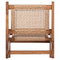 ΚΑΡΕΚΛΑ LOUNGE LUKILLA HM9913 ΞΥΛΟ TEAK ΣΕ ΦΥΣΙΚΟ--ΣΥΝΘ.ΣΧΟΙΝΙ ΜΠΕΖ 55,5x74x65Υεκ.