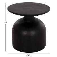 ΒΟΗΘΗΤΙΚΟ ΤΡΑΠΕΖΑΚΙ PUMBE-s HM9892.12 ΞΥΛΟ SUAR--ΜΑΥΡΟ Φ40x40Υεκ