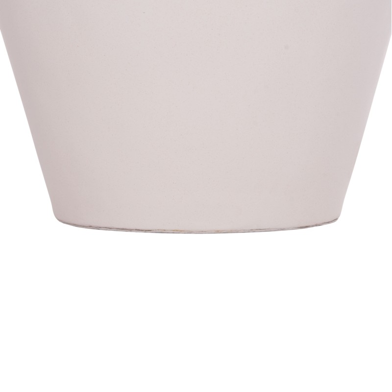 ΔΙΑΚΟΣΜΗΤΙΚΟ ΒΑΖΟ ΔΑΠΕΔΟΥ NEBULA HM4661.02 FIBER CEMENT ΛΕΥΚΟ--ΞΥΛΟ ΤΕΑΚ Φ60x115Υεκ.