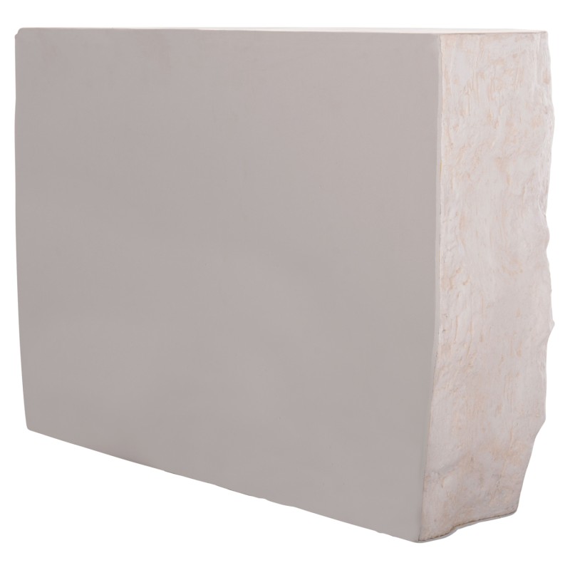 ΚΟΝΣΟΛΑ ΒΡΑΧΟΣ INTERON HM18152.02 FIBER CEMENT ΣΕ ΛΕΥΚΟ--120x50x71Υεκ.
