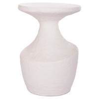 ΤΡΑΠΕΖΙ ΒΟΗΘΗΤΙΚΟ REBON HM18156.02L FIBER CEMENT ΣΕ ΛΕΥΚΟ--Φ40x56.5Υεκ.
