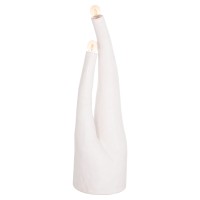 ΔΙΑΚΟΣΜΗΤΙΚΟ ΦΩΤΙΣΤΙΚΟ ΔΑΠΕΔΟΥ TUSKEN HM4702.02 FIBER CEMENT-ΛΕΥΚΟ 50x43x145Υεκ