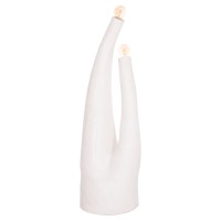 ΔΙΑΚΟΣΜΗΤΙΚΟ ΦΩΤΙΣΤΙΚΟ ΔΑΠΕΔΟΥ TUSKEN HM4702.02 FIBER CEMENT-ΛΕΥΚΟ 50x43x145Υεκ