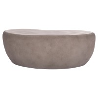 ΤΡΑΠΕΖΙ ΣΑΛΟΝΙΟΥ GERSON HM18151.03L FIBER CEMENT ΣΕ ΓΚΡΙ--122x78,5x40Υεκ.