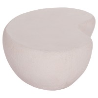 ΤΡΑΠΕΖΙ ΣΑΛΟΝΙΟΥ GERSON HM18151.02L FIBER CEMENT ΣΕ ΛΕΥΚΟ--122x78,5x40Υεκ.