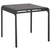 ΤΡΑΠΕΖΙ ΤΕΤΡΑΓΩΝΟ ΑΛΟΥΜΙΝΙΟΥ RACHEL HM6338.01 ΓΚΡΙ 80x80x76Υεκ.