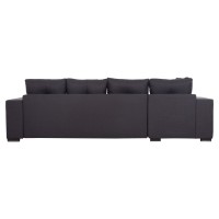 ΓΩΝΙΑΚΟΣ ΚΑΝΑΠΕΣ-ΚΡΕΒΑΤΙ ΜΕ ΑΠΟΘ.ΧΩΡΟ TRENDSTON HM3302.01L ΓΚΡΙ ΥΦΑΣΜΑ 298x177x95Υεκ