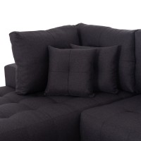 ΓΩΝΙΑΚΟΣ ΚΑΝΑΠΕΣ-ΚΡΕΒΑΤΙ ΜΕ ΑΠΟΘ.ΧΩΡΟ TRENDSTON HM3302.01L ΓΚΡΙ ΥΦΑΣΜΑ 298x177x95Υεκ