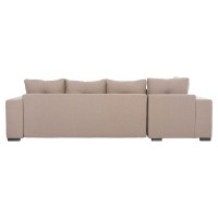 ΓΩΝΙΑΚΟΣ ΚΑΝΑΠΕΣ-ΚΡΕΒΑΤΙ ΜΕ ΑΠΟΘ.ΧΩΡΟ TRENDSTON HM3302.03L ΜΠΕΖ ΥΦΑΣΜΑ 298x177x95Υεκ