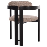 ΠΟΛΥΘΡΟΝΑ ΤΡΑΠΕΖΑΡΙΑΣ KALL HM18247.02 ΚΑΦΕ ΥΦΑΣΜΑ--PLYWOOD ΣΕ ΜΑΥΡΟ 56x45x73Υεκ