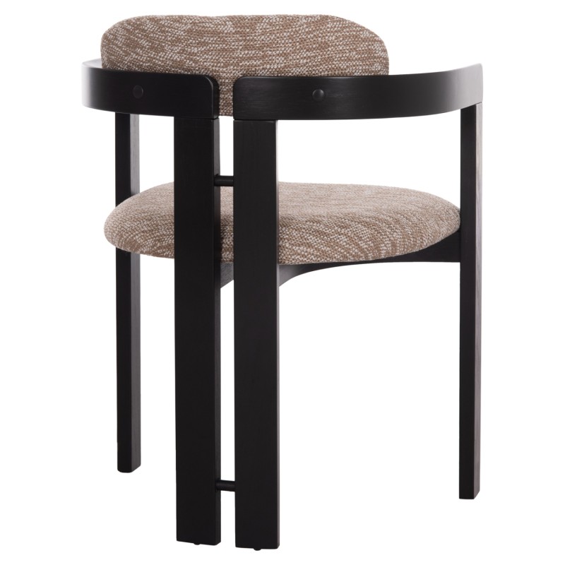 ΠΟΛΥΘΡΟΝΑ ΤΡΑΠΕΖΑΡΙΑΣ KALL HM18247.02 ΚΑΦΕ ΥΦΑΣΜΑ--PLYWOOD ΣΕ ΜΑΥΡΟ 56x45x73Υεκ