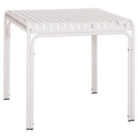 ΤΡΑΠΕΖΙ ΤΕΤΡΑΓΩΝΟ ΑΛΟΥΜΙΝΙΟΥ RACHEL HM6338.02 ΛΕΥΚΟ 80x80x75Υεκ.