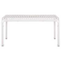 ΤΡΑΠΕΖΙ ΑΛΟΥΜΙΝΙΟΥ RACHEL HM6339.02 ΛΕΥΚΟ 150x80x75Υεκ.