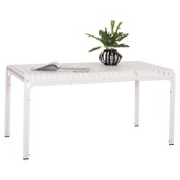 ΤΡΑΠΕΖΙ ΑΛΟΥΜΙΝΙΟΥ RACHEL HM6339.02 ΛΕΥΚΟ 150x80x75Υεκ.