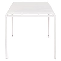 ΤΡΑΠΕΖΙ ΑΛΟΥΜΙΝΙΟΥ RACHEL HM6339.02 ΛΕΥΚΟ 150x80x75Υεκ.