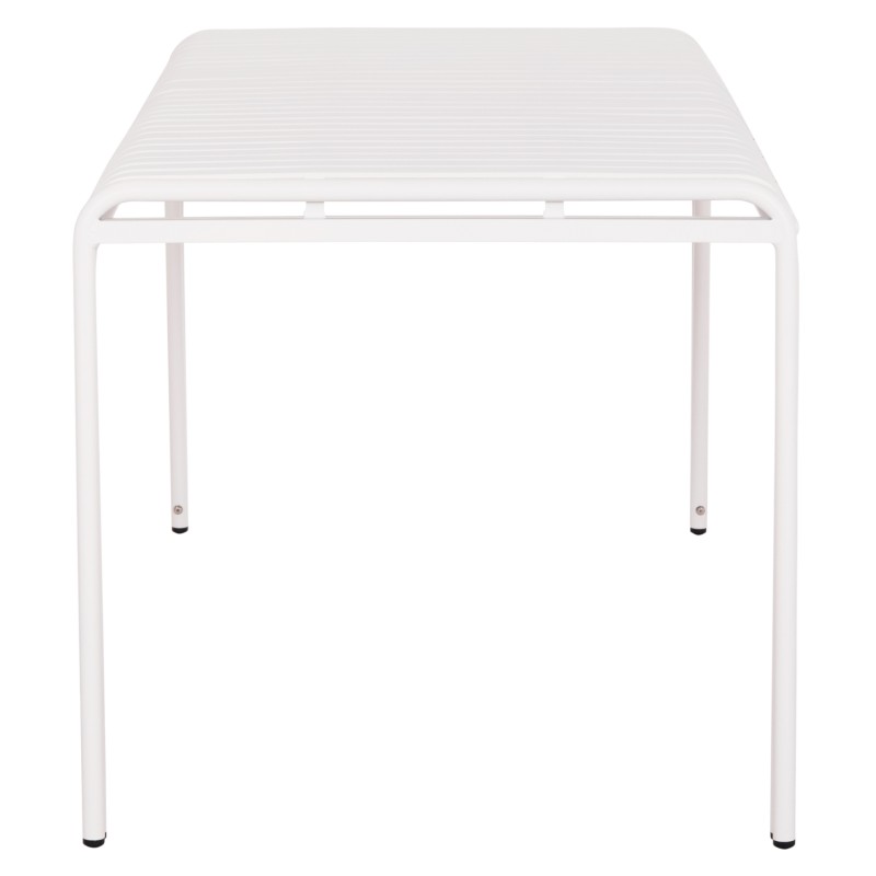 ΤΡΑΠΕΖΙ ΑΛΟΥΜΙΝΙΟΥ RACHEL HM6339.02 ΛΕΥΚΟ 150x80x75Υεκ.