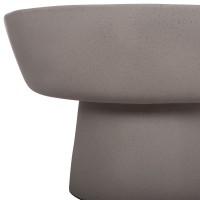 ΤΡΑΠΕΖΙ ΣΑΛΟΝΙΟΥ PIRSON HM18155.03 FIBER CEMENT ΣΕ ΓΚΡΙ--Φ60x36Υεκ.