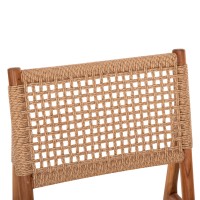 ΚΑΡΕΚΛΑ ΤΡΑΠΕΖΑΡΙΑΣ DINIZ HM6554 ΞΥΛΟ TEAK ΦΥΣΙΚΟ--ΣΥΝΘ.ΣΧΟΙΝΙ 48x60x84Υεκ.