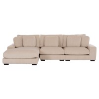 ΚΑΝΑΠΕΣ ΑΡΙΣΤΕΡΗ ΓΩΝΙΑ CRANFIELD HM3287.02L ΜΠΕΖ ΡΙΓΕ ΥΦΑΣΜΑ 315x167(γωνία)x67Υεκ.