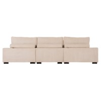 ΚΑΝΑΠΕΣ ΑΡΙΣΤΕΡΗ ΓΩΝΙΑ CRANFIELD HM3287.02L ΜΠΕΖ ΡΙΓΕ ΥΦΑΣΜΑ 315x167(γωνία)x67Υεκ.