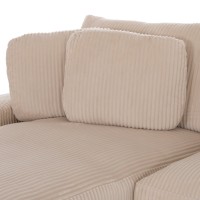 ΚΑΝΑΠΕΣ ΑΡΙΣΤΕΡΗ ΓΩΝΙΑ CRANFIELD HM3287.02L ΜΠΕΖ ΡΙΓΕ ΥΦΑΣΜΑ 315x167(γωνία)x67Υεκ.