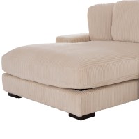 ΚΑΝΑΠΕΣ ΑΡΙΣΤΕΡΗ ΓΩΝΙΑ CRANFIELD HM3287.02L ΜΠΕΖ ΡΙΓΕ ΥΦΑΣΜΑ 315x167(γωνία)x67Υεκ.