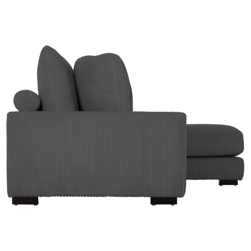ΚΑΝΑΠΕΣ ΔΕΞΙΑ ΓΩΝΙΑ CRANFIELD HM3287.01R ΓΚΡΙ ΡΙΓΕ ΥΦΑΣΜΑ 315x167(γωνία)x67Υεκ.