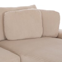 ΚΑΝΑΠΕΣ ΔΕΞΙΑ ΓΩΝΙΑ CRANFIELD HM3287.02R ΜΠΕΖ ΡΙΓΕ ΥΦΑΣΜΑ 315x167(γωνία)x67Υεκ.