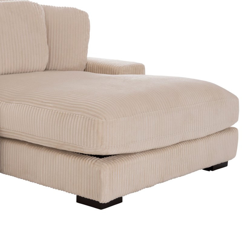 ΚΑΝΑΠΕΣ ΔΕΞΙΑ ΓΩΝΙΑ CRANFIELD HM3287.02R ΜΠΕΖ ΡΙΓΕ ΥΦΑΣΜΑ 315x167(γωνία)x67Υεκ.