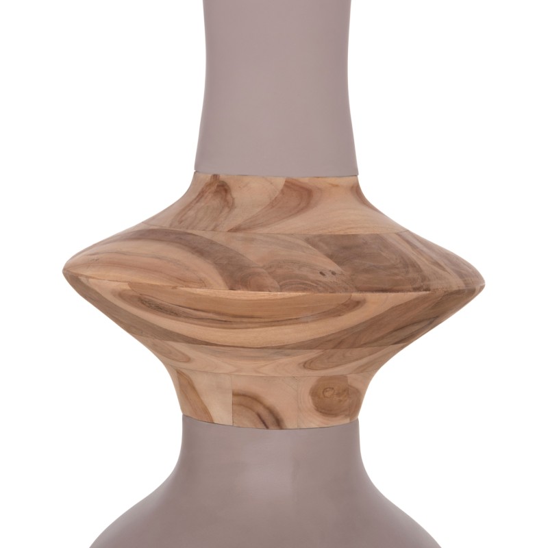 ΔΙΑΚΟΣΜΗΤΙΚΟ ΒΑΖΟ ΔΑΠΕΔΟΥ NEBULA HM4660.05S FIBER CEMENT TAUPE--ΞΥΛΟ ΤΕΑΚ Φ45x115Υεκ
