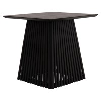 ΤΡΑΠΕΖΙ ΤΡΑΠΕΖΑΡΙΑΣ ΤΕΤΡΑΓΩΝΟ FRANTZ HM9458.02 MINDI ΞΥΛΟ ΜΑΥΡΟ 80x80x78Yεκ.