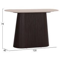 ΚΟΝΣΟΛΑ CATER HM18323 ΚΕΡΑΜΙΚΟ TOP ΟΨΗ ΤΡΑΒΕΡΤΙΝΑΣ-MDF ΒΑΣΗ 120x40x78Υεκ.