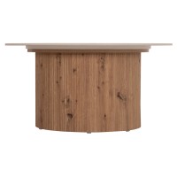 ΤΡΑΠΕΖΙ ΣΑΛΟΝΙΟΥ TWIL HM18325 ΚΕΡΑΜΙΚΟ TOP ΟΨΗ ΤΡΑΒΕΡΤΙΝΑΣ-MDF ΒΑΣΗ Φ80x40Υεκ
