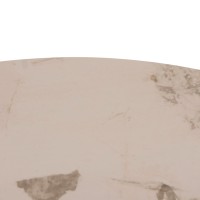 ΤΡΑΠΕΖΙ ΤΡΑΠΕΖΑΡΙΑΣ ΣΤΡΟΓΓΥΛΟ SEDAR HM18326 ΚΕΡΑΜΙΚΟ TOP--ΚΡΕΜ ΜΕΤΑΛ.ΠΟΔΙΑ Φ120x78Υ